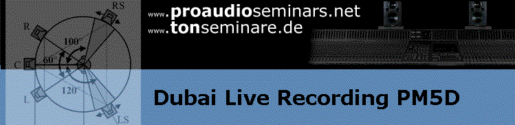 Dubai Live Recording PM5D
